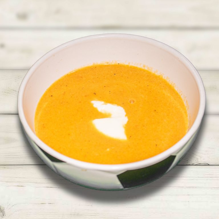 CREAMY CARROT GINGER SOUP