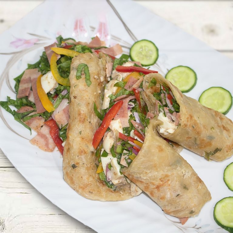 MEXICAN CURRIED EGG & BURRITO WRAP