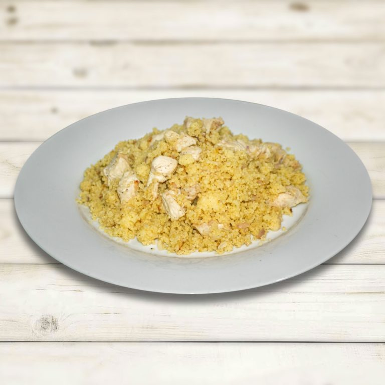 LEMON AND GARLIC CHICKEN WITH COUSCOUS
