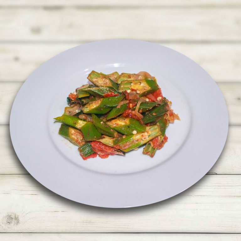 PAN-FRIED OKRA AND TOMATOES