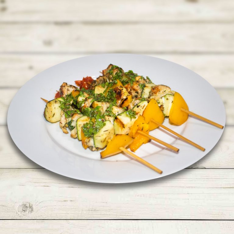 CHIMICHURRI CHICKEN SKEWERS