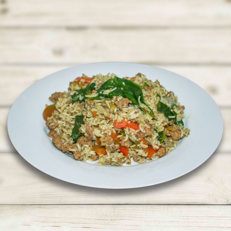 GROUND BEEF AND RICE