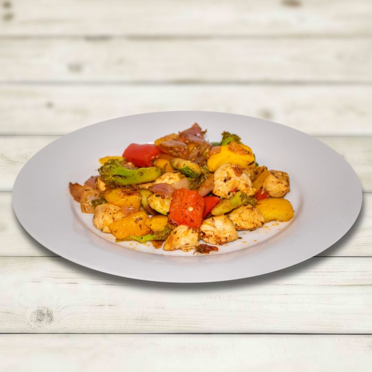 ROASTED CHICKEN AND VEGGIES (ONE PAN)