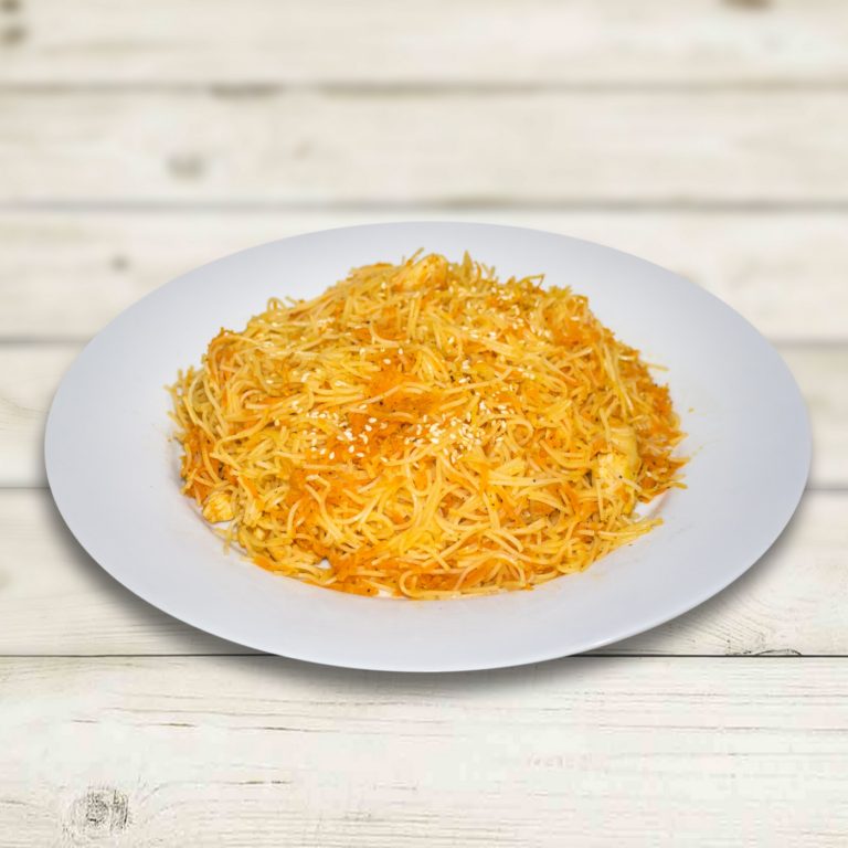 SWEET GINGER CHICKEN AND CARROT NOODLES