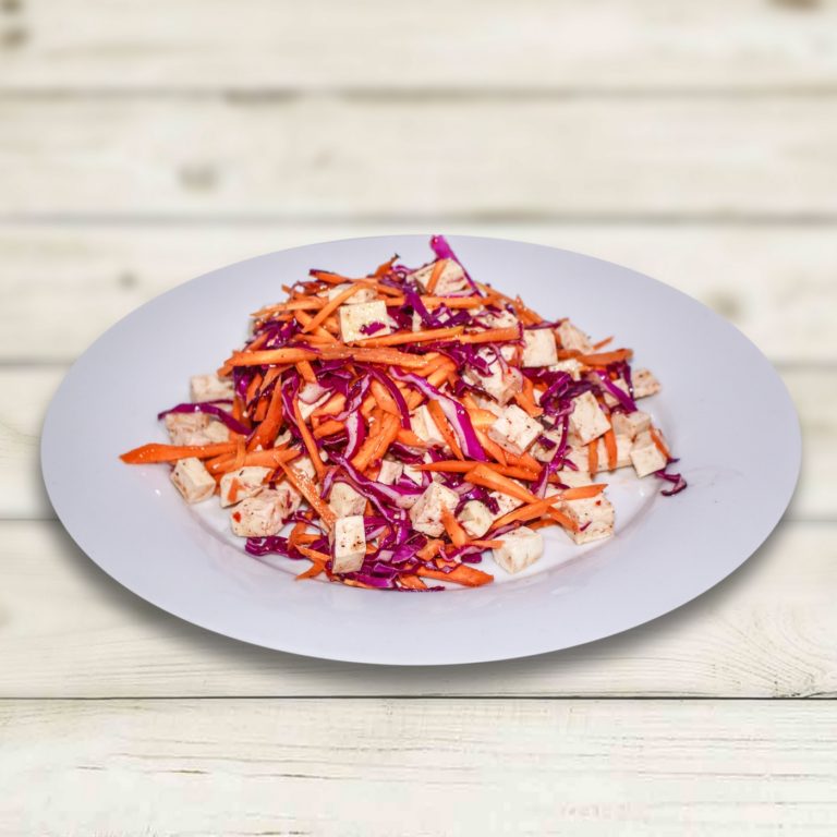 SWEET AND SPICY TOFU SALAD