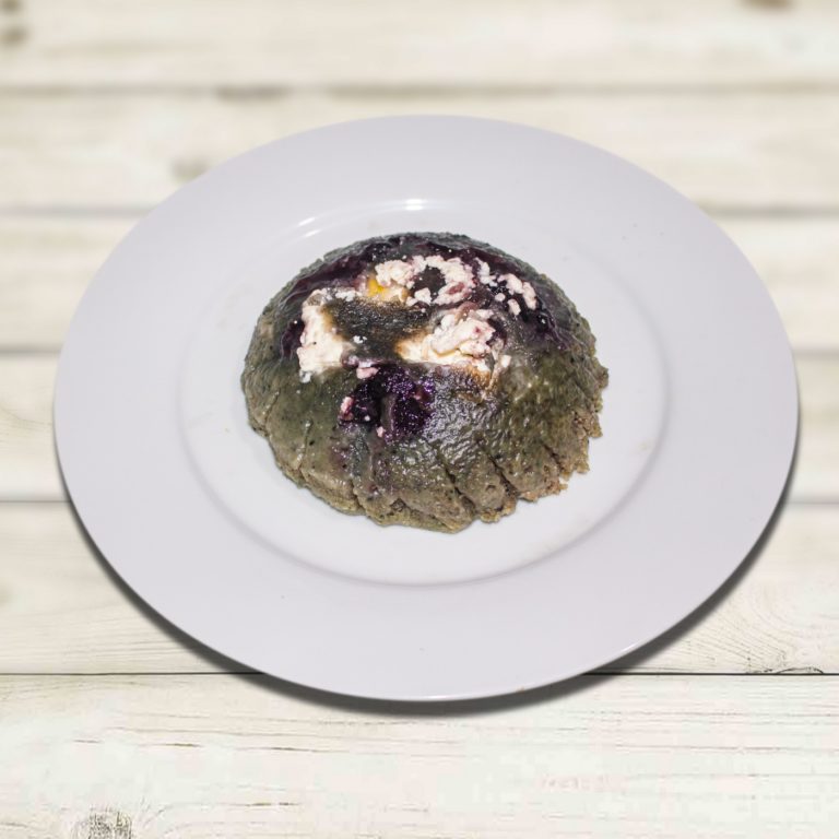 BLUEBERRY CHEESECAKE BAKED OATS