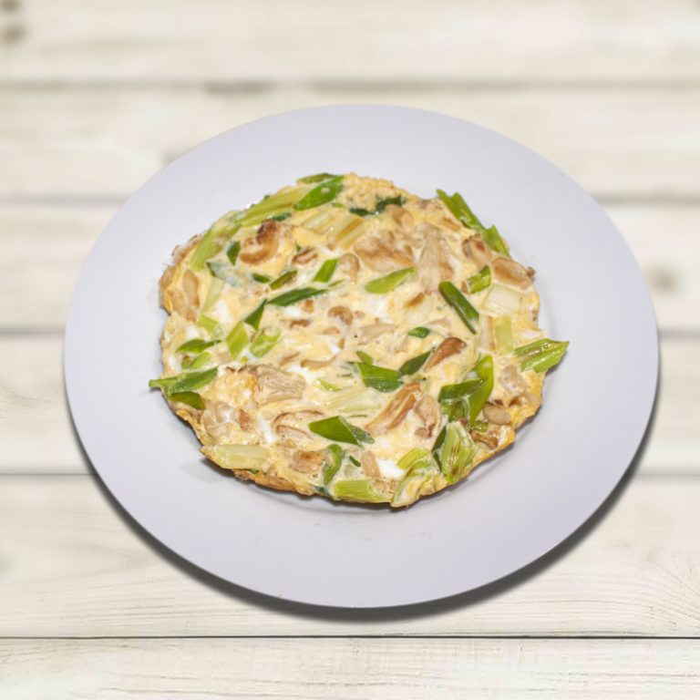 EGG, LEEK AND MUSHROOM FRITTATA