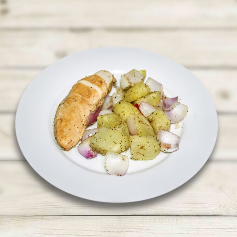 ROAST CHICKEN & SWEET POTATOES