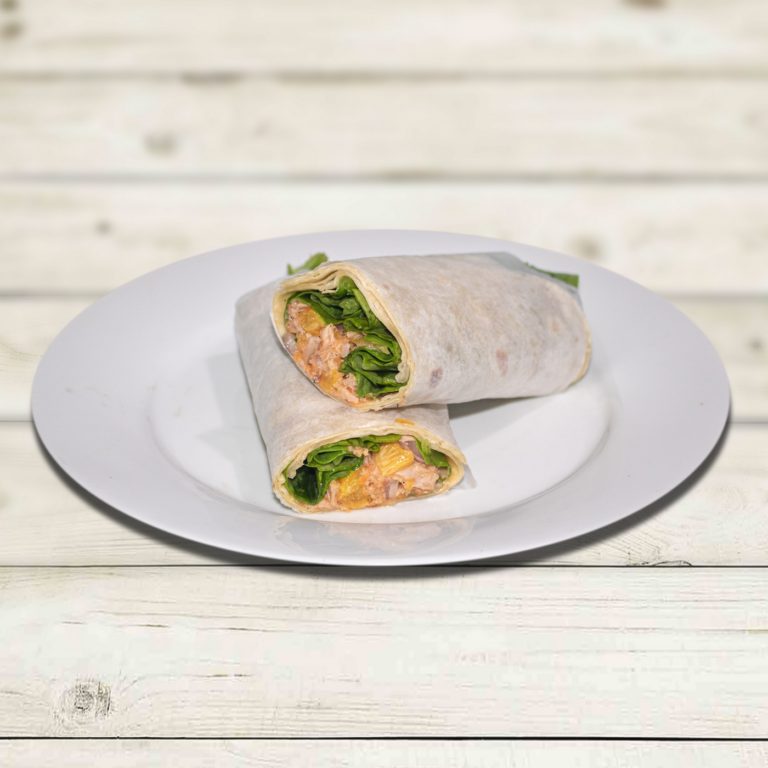 TUNA AND ORANGE WRAP