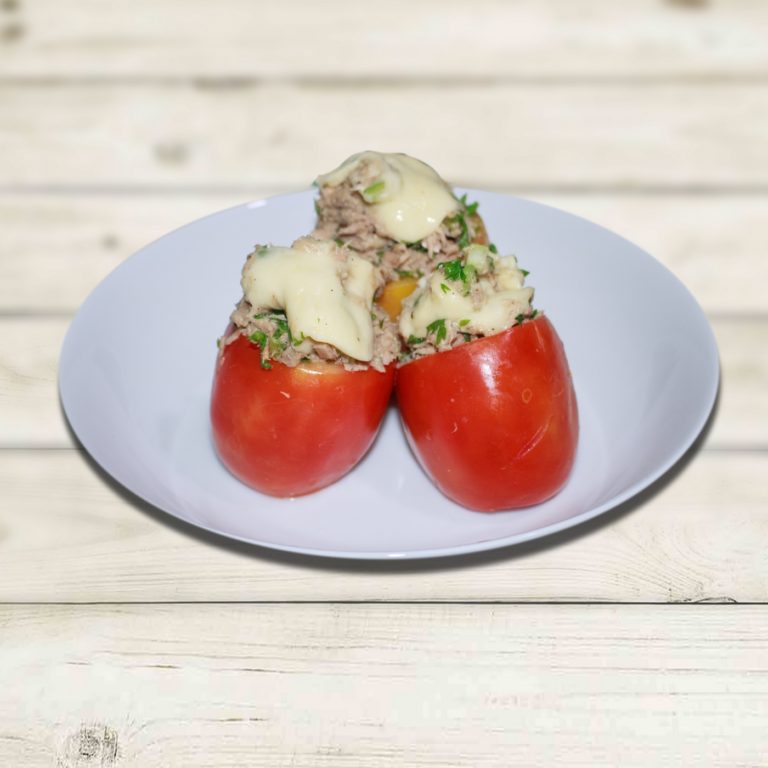 TUNA STUFFED TOMATOES