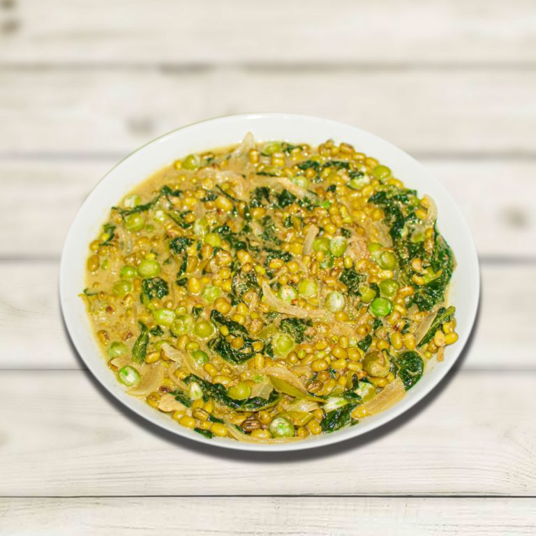SPINACH MUNG BEANS CURRY