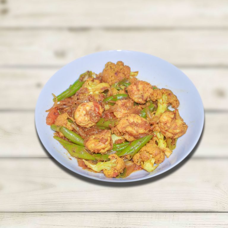 STIR FRIED SHRIMP WITH MIX VEGETABLES