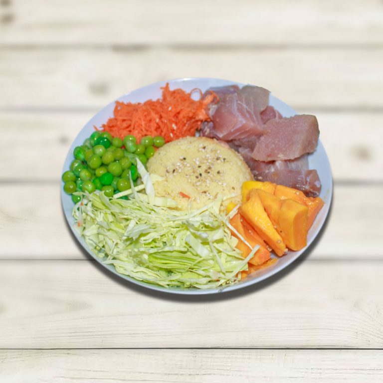 TUNA COUSCOUS VEG POKE BOWL
