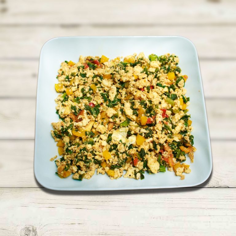 SCRAMBLED CURRY EGG WHITES