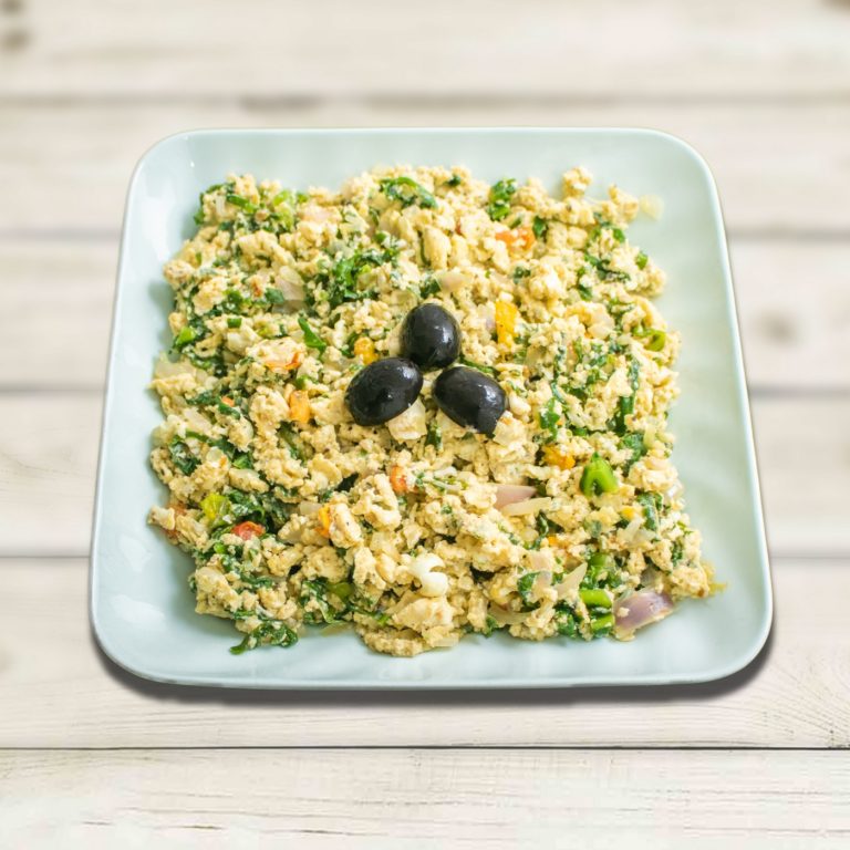 SCRAMBLED EGG AND FETA HASH