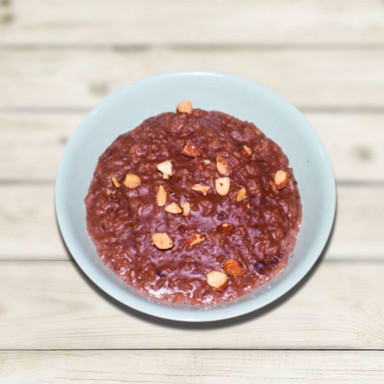 CHOCOLATE PROTEIN RICE PUDDING