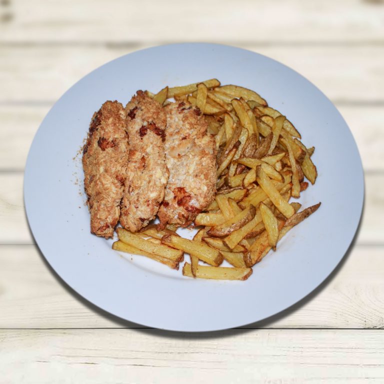 AIR FRIED FISH AND CHIPS