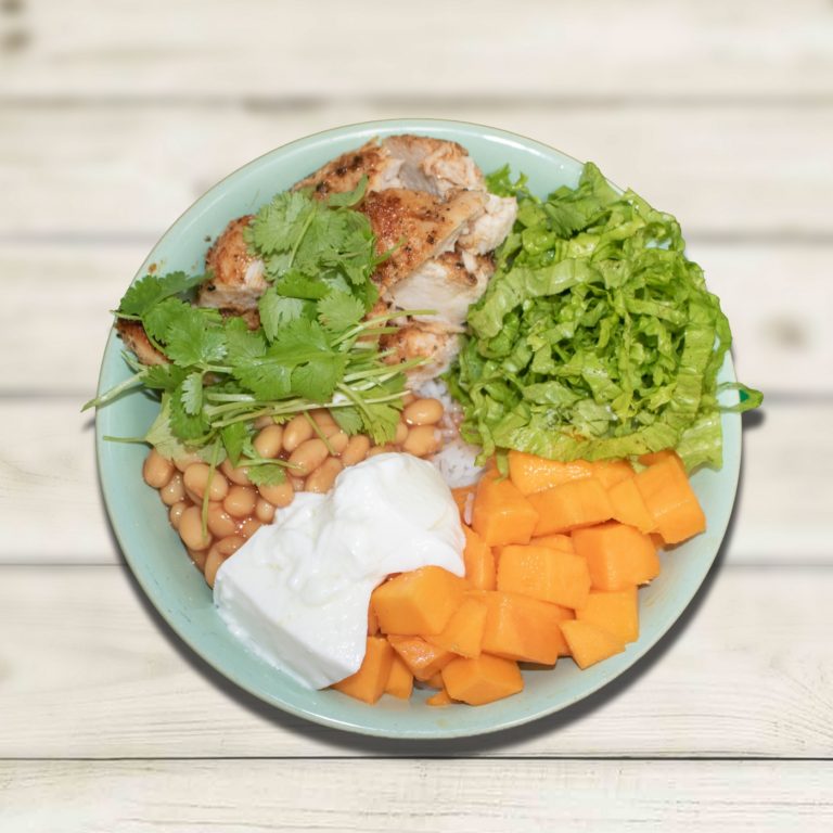 CHICKEN BURRITO BOWL