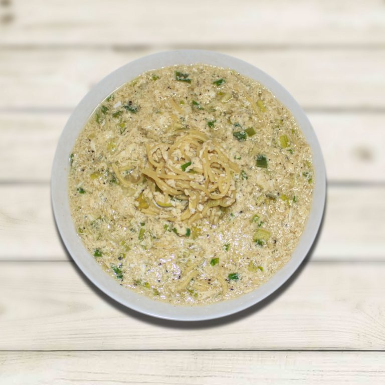 EGG DROP SOUP WITH NOODLES