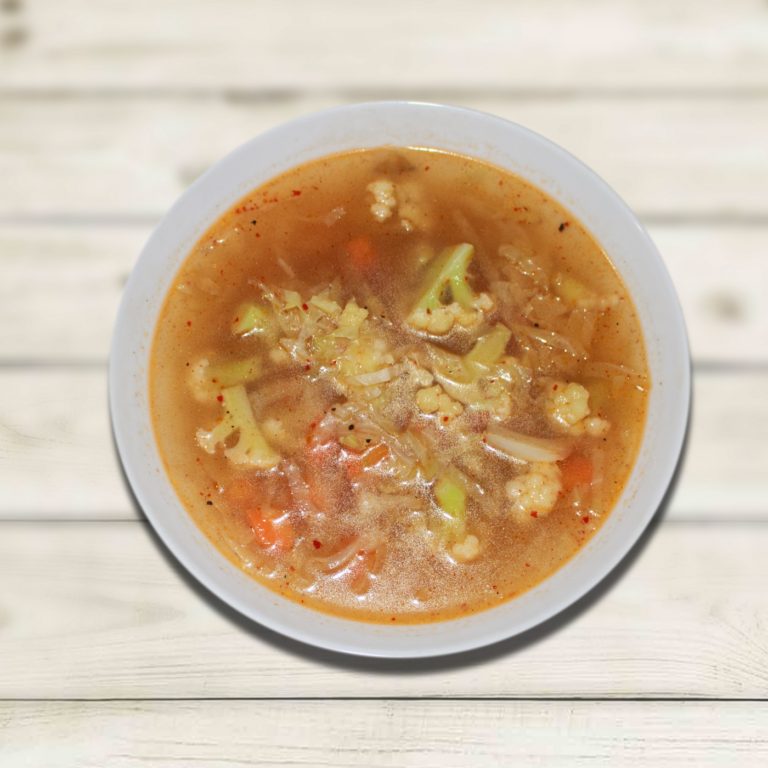 VEGETARIAN CABBAGE SOUP￼
