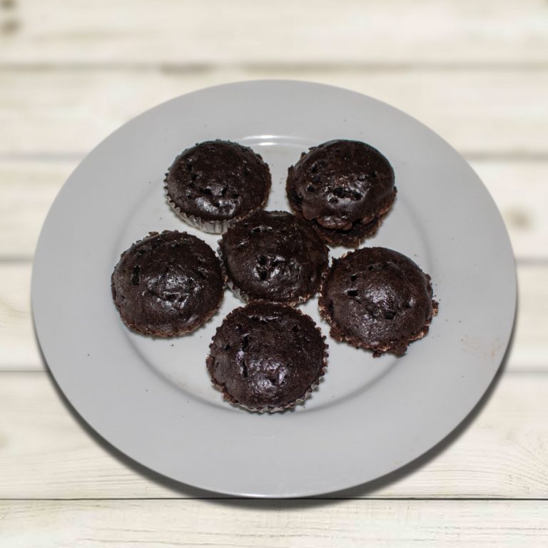 CHOCOLATE LENTIL PROTEIN MUFFINS