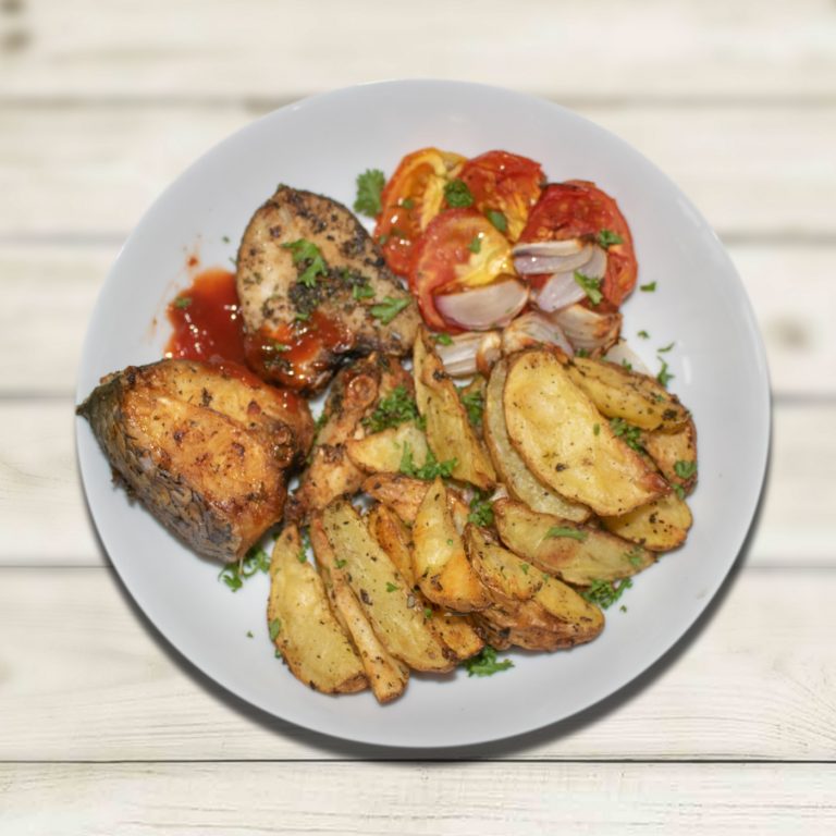 GREEK-STYLE ROAST FISH￼