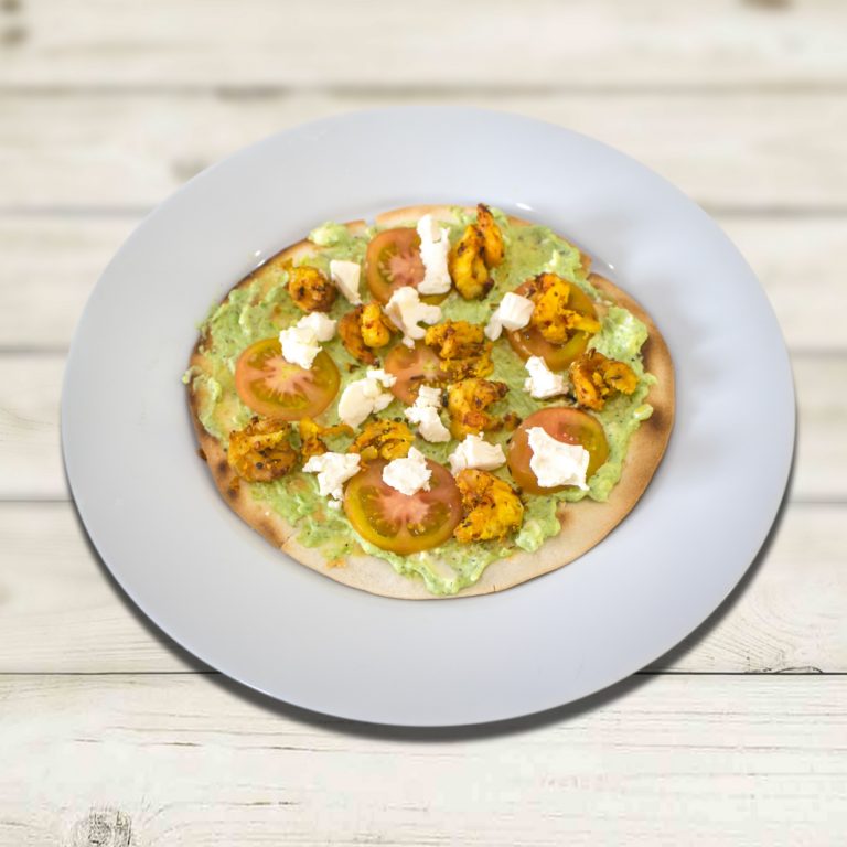 PRAWNS GUACAMOLE TOSTADAS