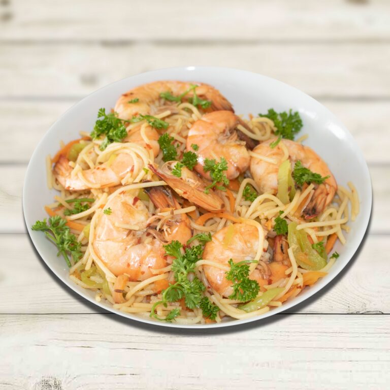 GARLIC LEMON SHRIMP PASTA