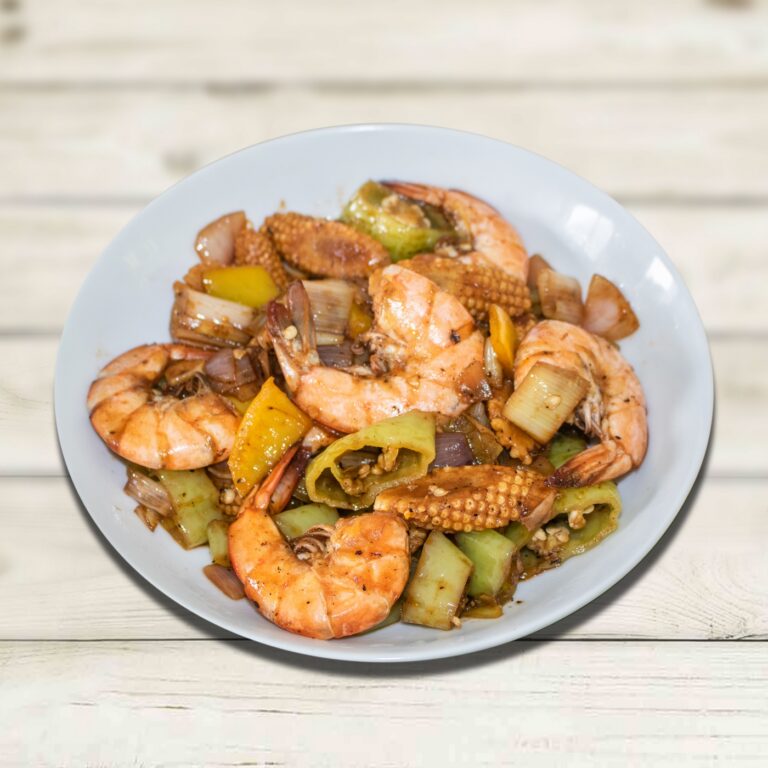 SHRIMP AND VEGETABLE STIR FRY