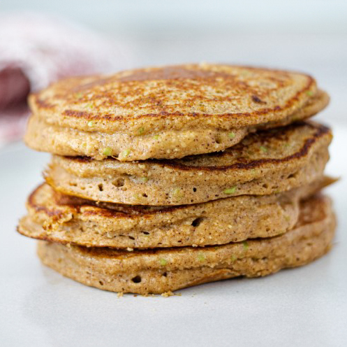 Apple Cinnamon Oat Pancakes