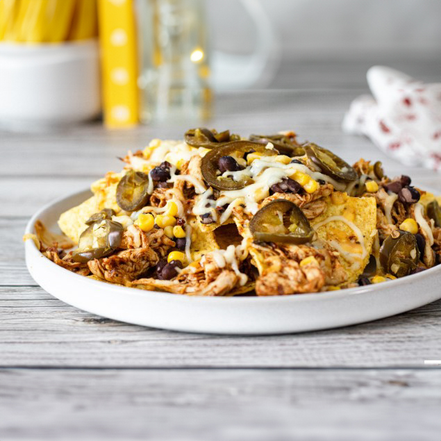 BBQ Chicken Nachos