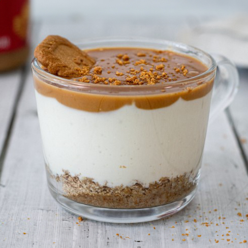 Biscoff Protein Cheese Fake