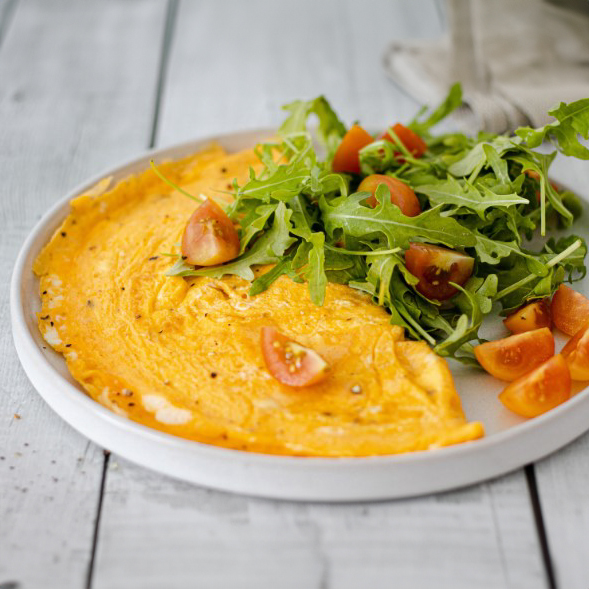 Fresh Tomato & Rocket Omelette