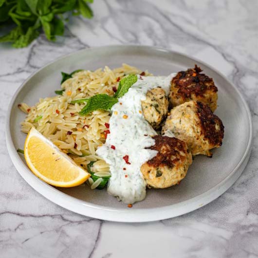 Greek-Style Chicken Meatballs