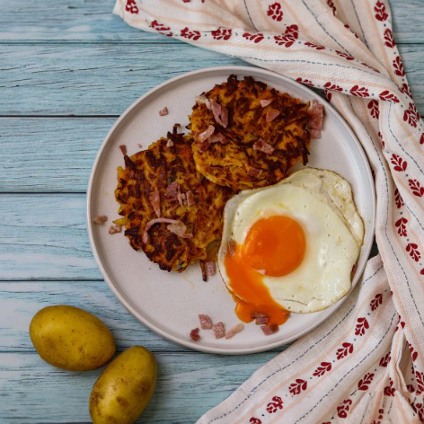 Hash Browns with Egg