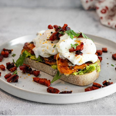 Hot Honey Halloumi Toast