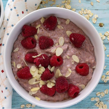 Raspberry & Vanilla Protein Porridge