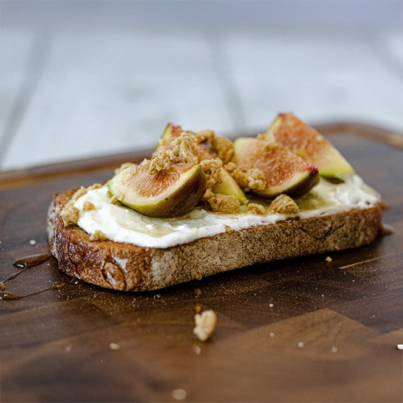 Rustic Fig & Cottage Cheese Toast