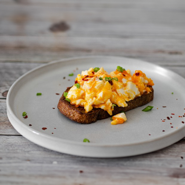 Scrambled Egg Toast