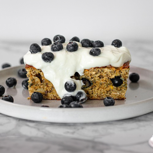 Zesty Lemon Blueberry Baked Oats