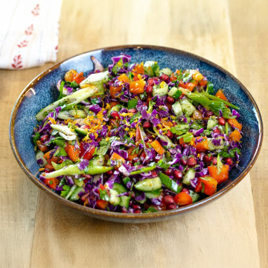 Zesty Pomegranate Crunch Salad