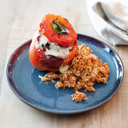 Air Fryer Stuffed Bell Peppers