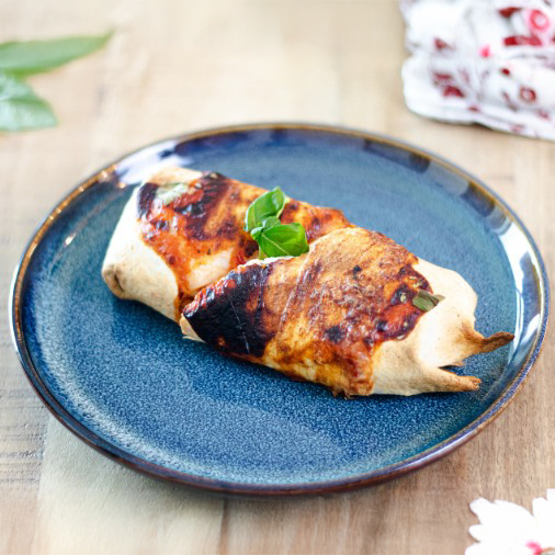 Air Fryer Chicken Parm Wrap