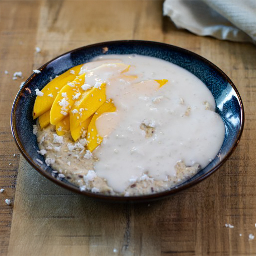 Sticky Mango Protein Oats