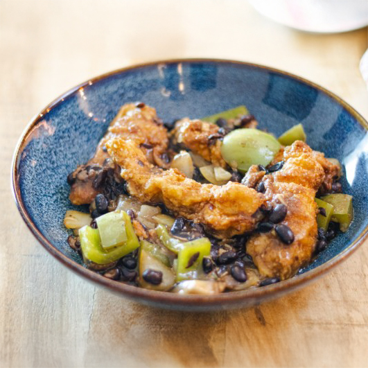 Crispy Chicken & Black Bean Stir-Fry