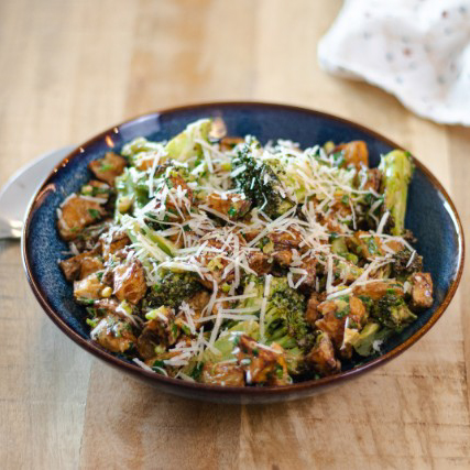 Crispy Potato & Charred Broccoli Salad