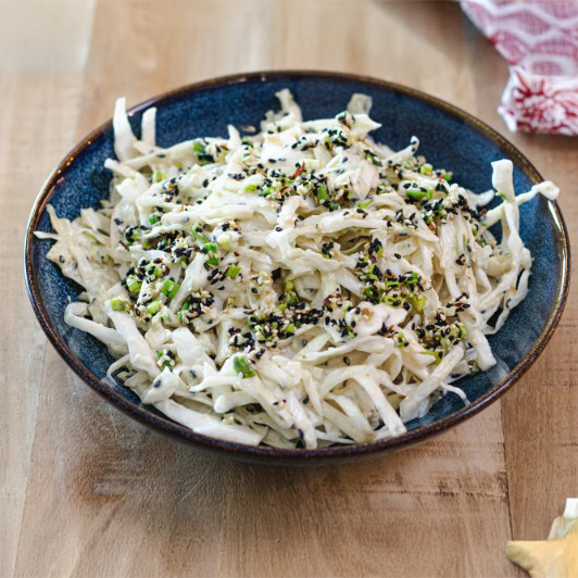 Tahini Winter Slaw