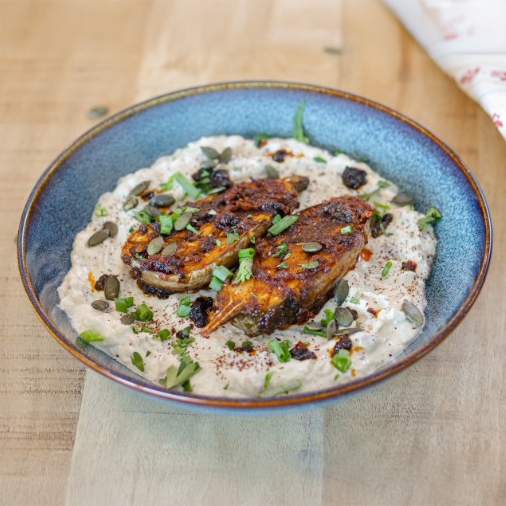 Nduja Aubergine with Baba Ganoush