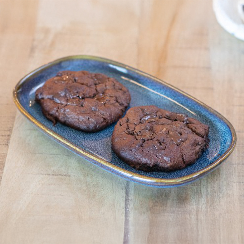 Flourless Air Fryer Chocolate Cookies