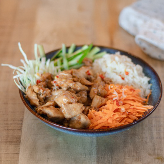 Zesty Lemongrass Chicken Bowls